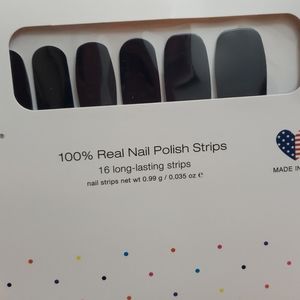 Navy peel and apply nail strips
